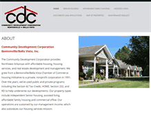 Tablet Screenshot of cdcbentonville.com